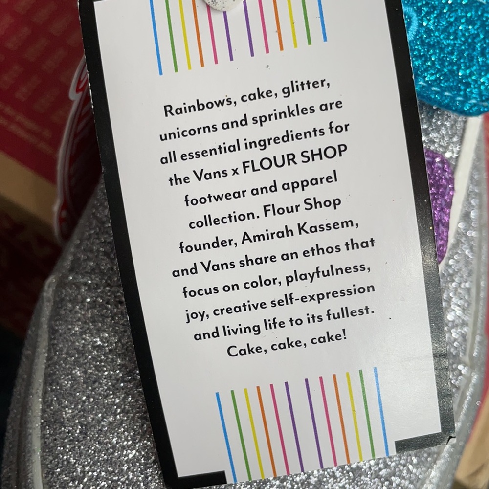 Vans Old Skool B flour shop silver 🌈 limited edition - Picture 5 of 14